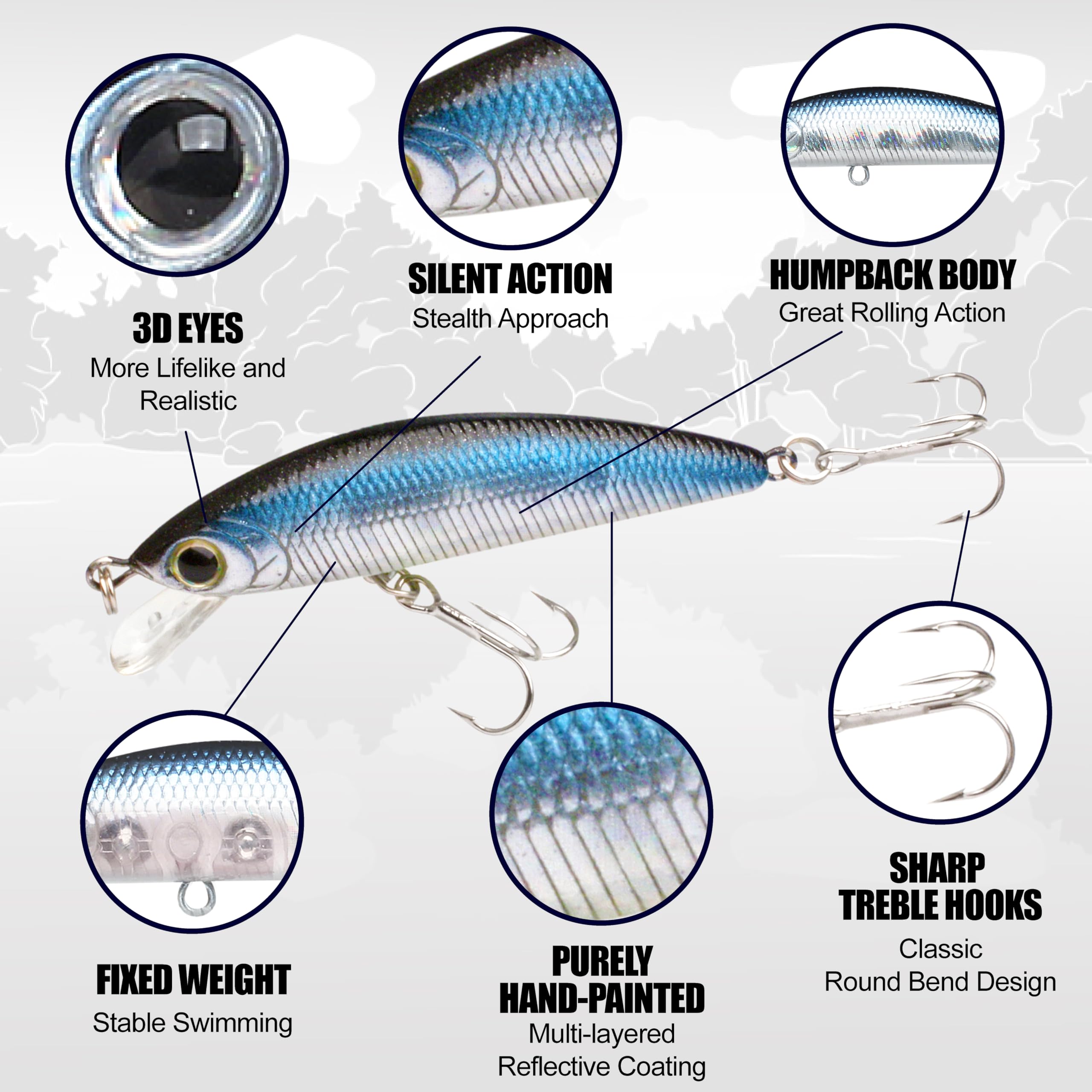 Amazon.co.jp: ラッキークラフト(LUCKY CRAFT)ハンプバックミノー50SP