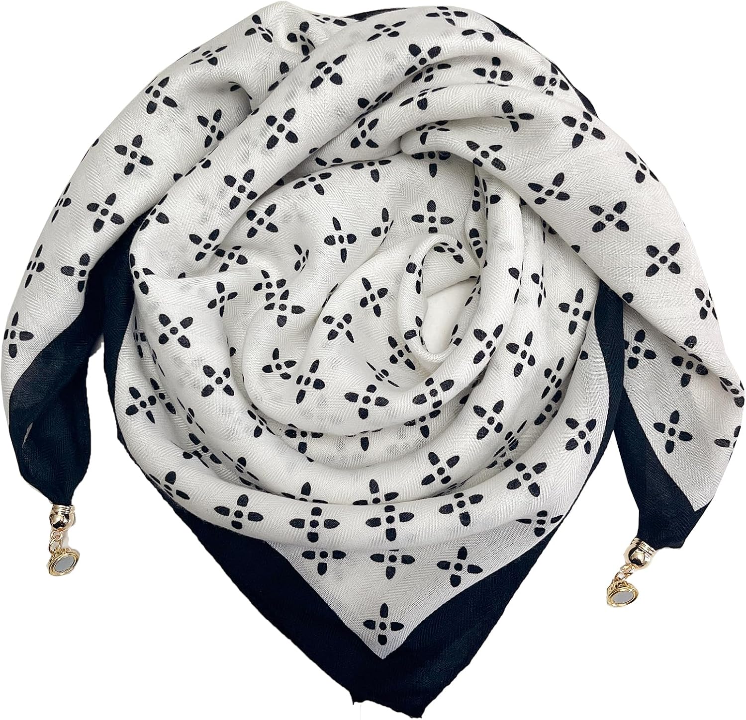 Women's Scarf Magnetic Clasps Winter Stylish and Versatile Neck Scarf