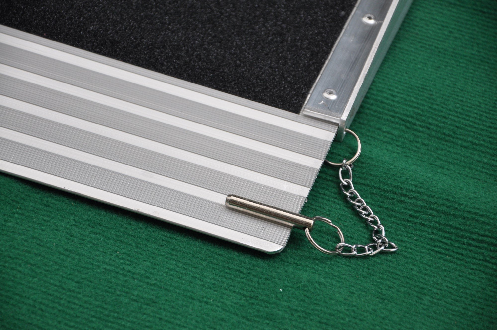 Aluminiowa rampa dla wózków inwalidzkich, rampa najazdowa do wózków inwalidzkich, 122 cm