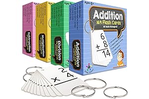 Addition Flash Cards Kindergarten: Star Right Math Flash Cards for Kids Learning
