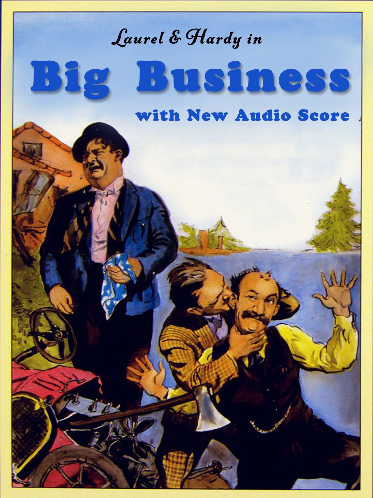 Laurel & Hardy - Big Business (New Audio Score)