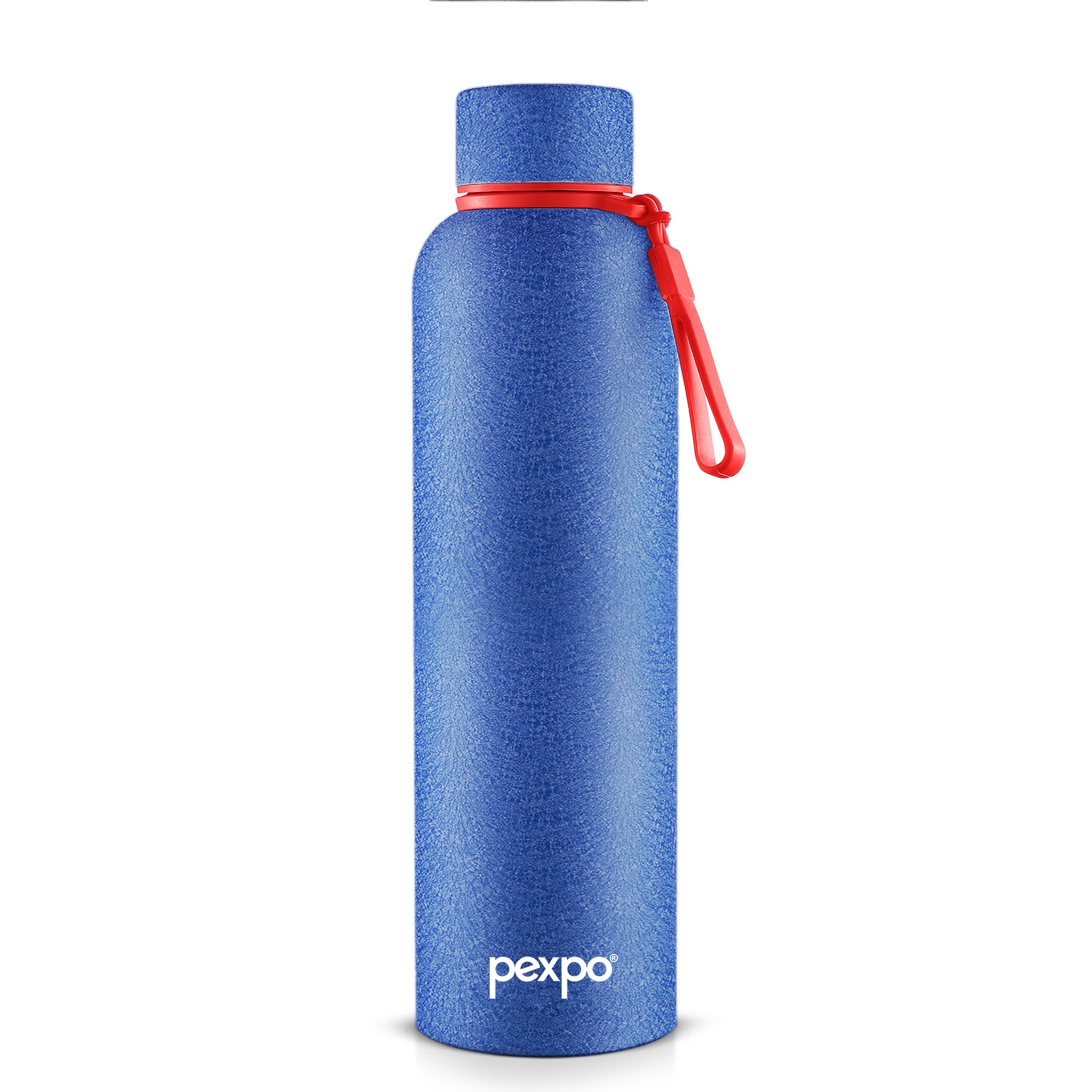 PEXPO Bravo 1000Ml Hot & Cold Isi Certified Flask- Blue- Stainless Steel Water Bottle | Office| Gym| Travelling| Home| School| Adults & Kids