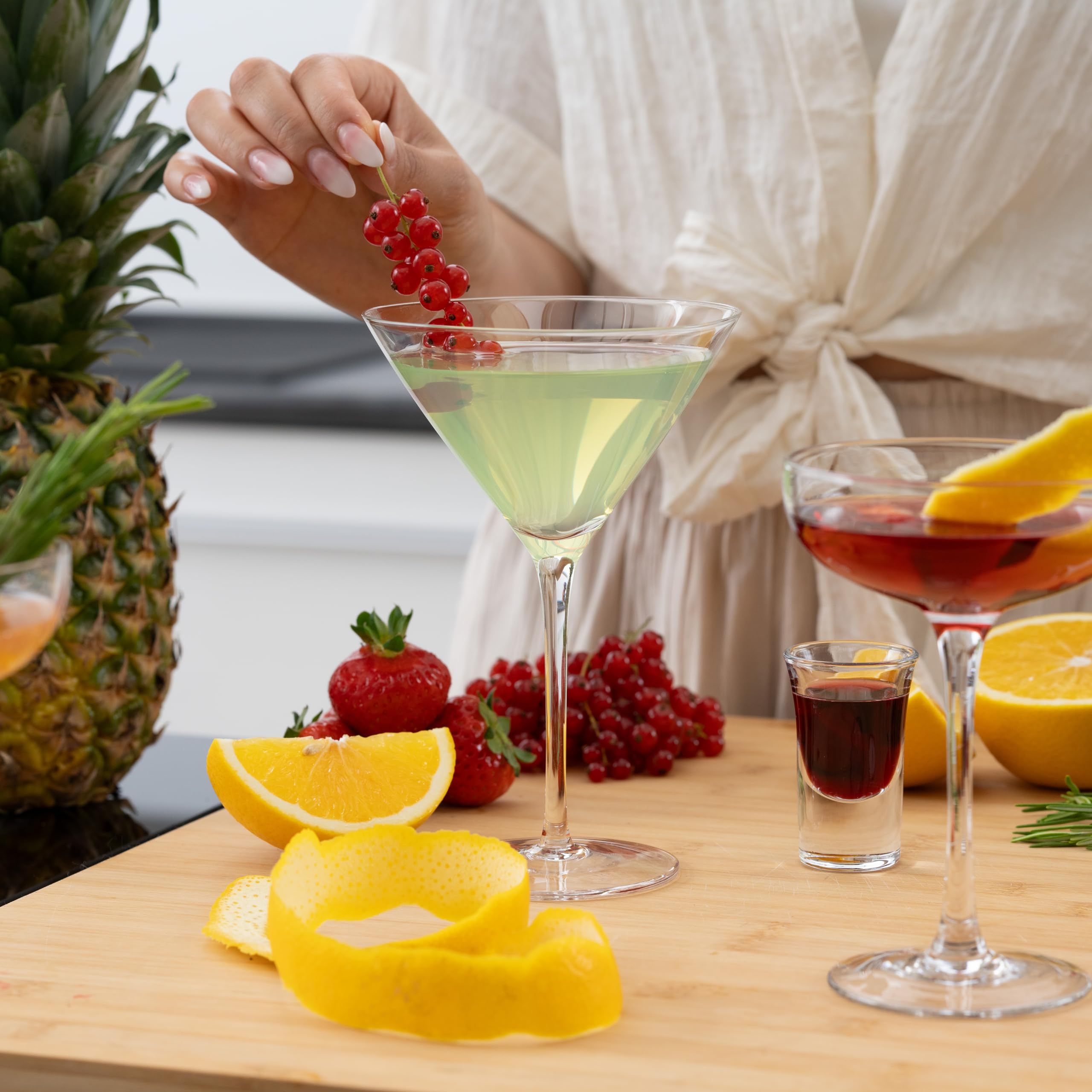 Cocktail Gläser Set 14-teiliges Set mit verschiedenen Gläsern | Hochwertig und langlebig | Spülmaschinenfest und vielseitig einsetzbar | Ideal für Zuhause und Gastronomie