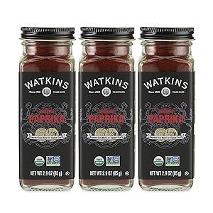Watkins Gourmet Organic Spice Jar, Paprika, 2.9 Ounce Jar, 3 Count