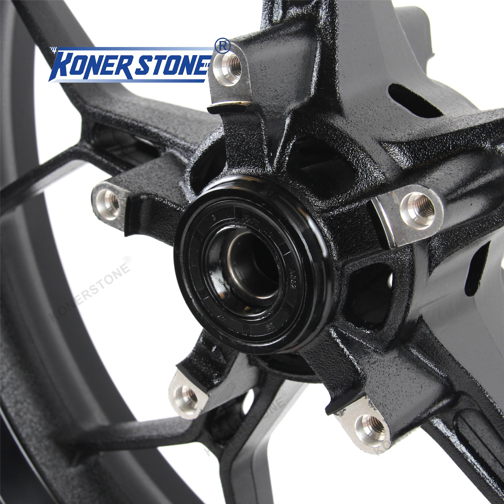 3,5 x 43,2 cm felgi przedniego koła do CB650R CBR650R 2019-2023 ABS zawiera części zamienne do motocykli, czarny połysk 2020, 2021, 2022