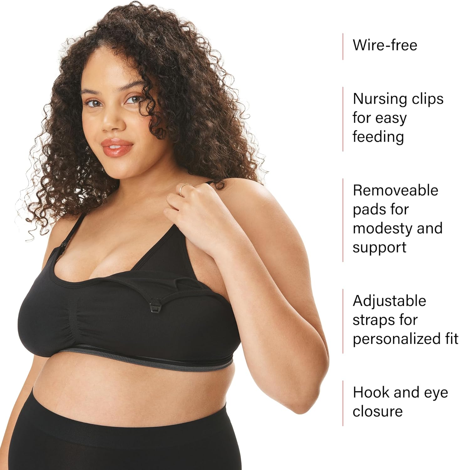 Motherhood Maternity Womens Seamless Hands Free Pumping/Nursing Bra - Image 6