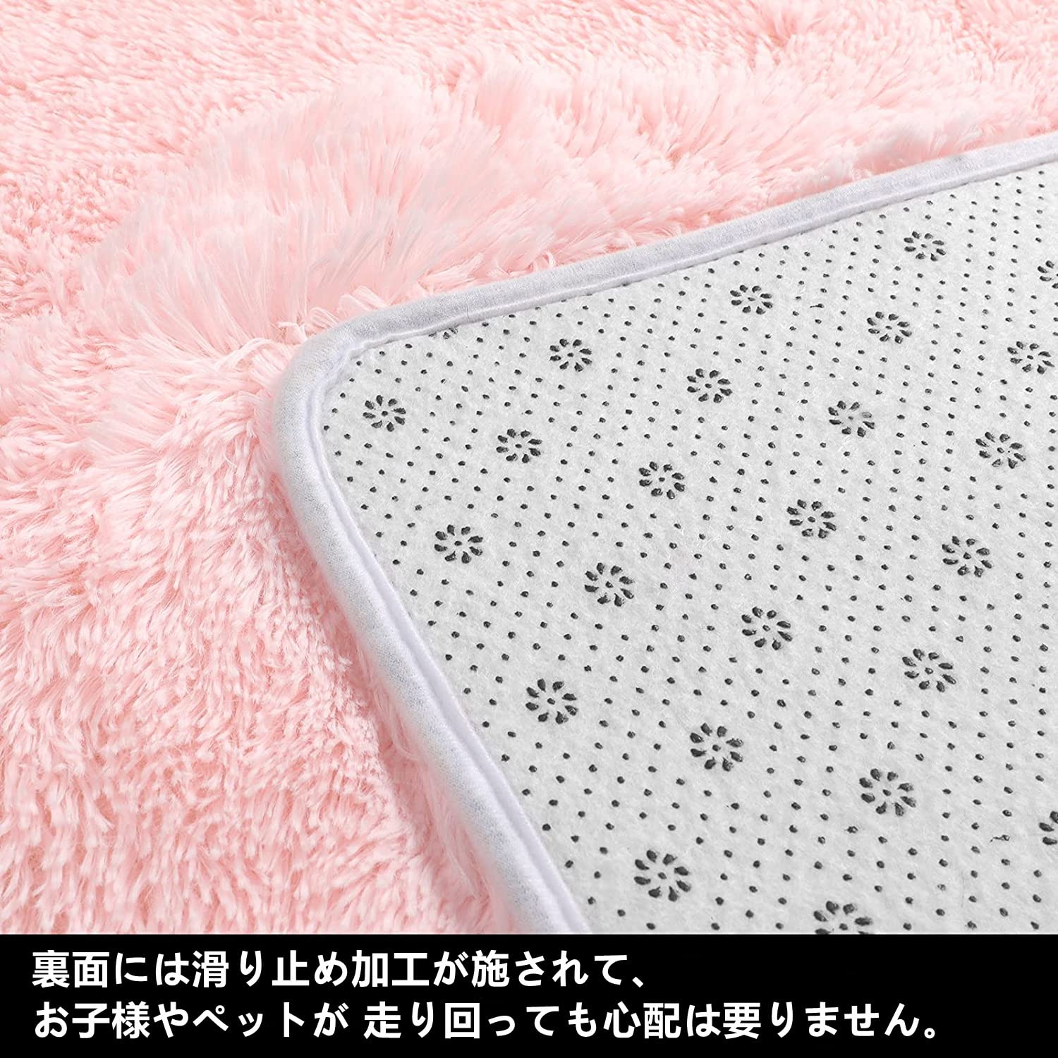 Amazon | ラグ 円形ラグ カーペット シャギーラグ 洗える オール