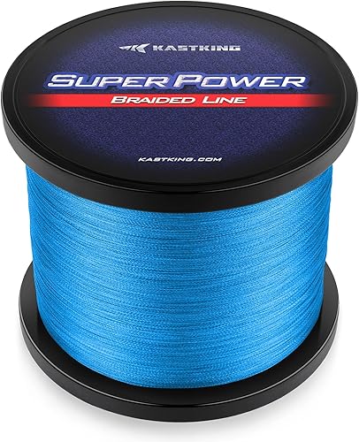 KastKing Hilo de pescar trenzado superpotente –Sedales trenzados resistentes a la abrasión –Superlínea increíble – Cero estiramiento – Pequeño