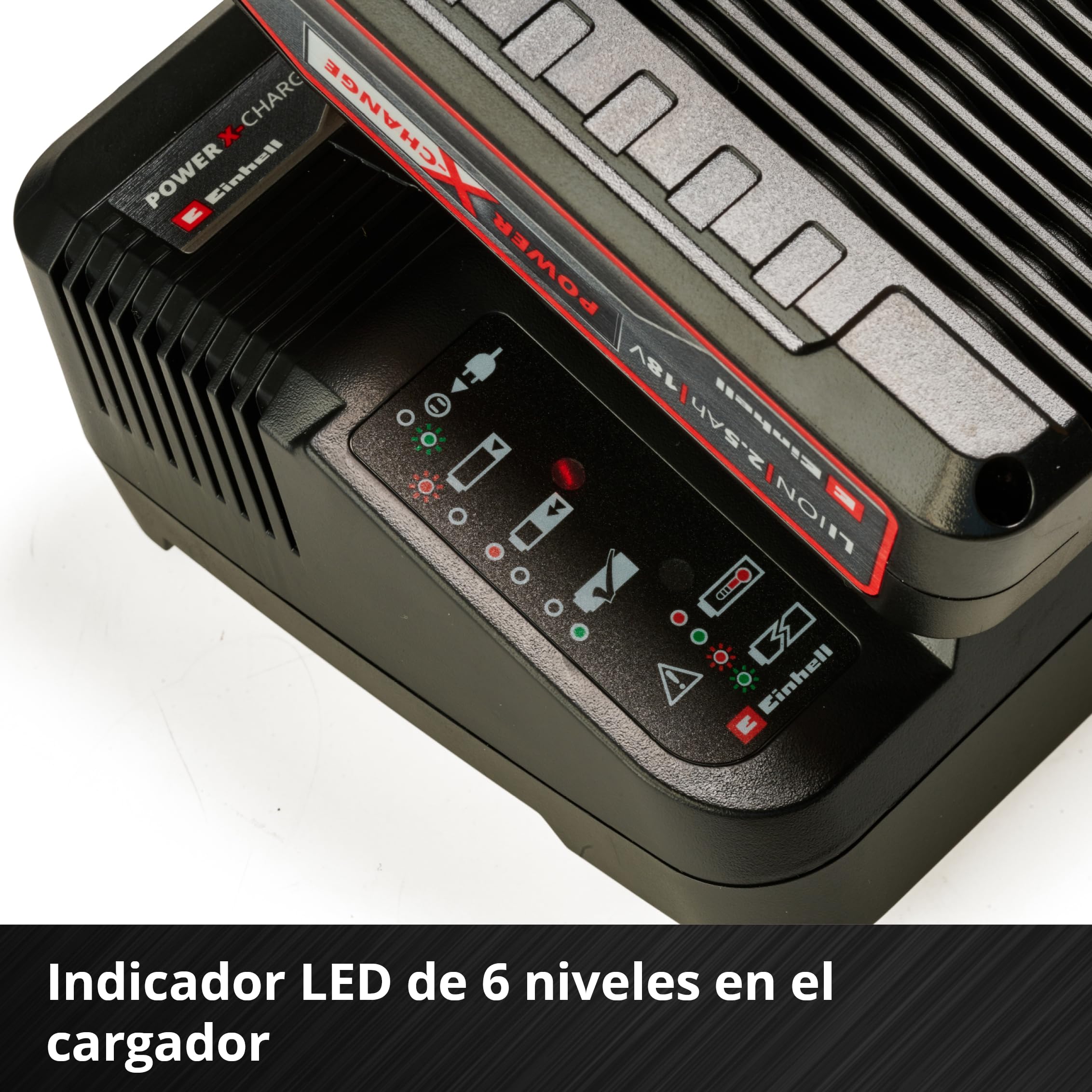 Einhell Original Kit de Inicio Batería y Cargador Power X-Change (batería de Iones de Litio, 18 V, 4,0 Ah y Cargador rápido, Apto para Todas Las Herramientas Power X-Change)