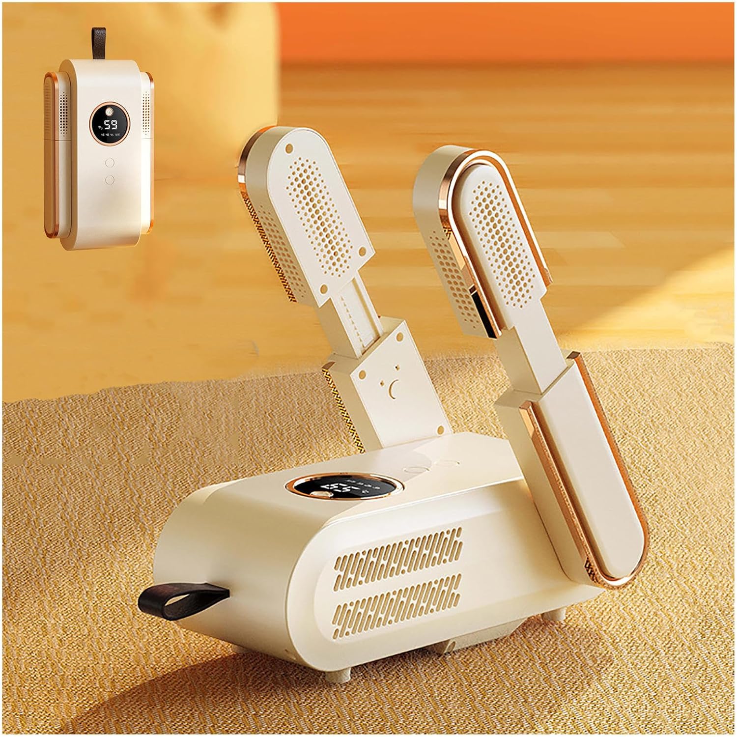 Boot Warmers/Dryer, Show Dryer Foldable Expandable with BluRay/3 Modes