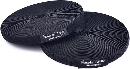 Set de gancho auto adhesivo y tiras de bucle Hongxin LAttice con cierre de no adhesivo estilo tela de nailon de soporte.