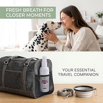 DentaClean Spray for Dogs & Cats, No-Brush Plaque & Tartar Remover, Breath Freshener for Dog Dental Care, Supports Daily Oral Hygiene, Easy Spray for Dogs Cats, 100ml
