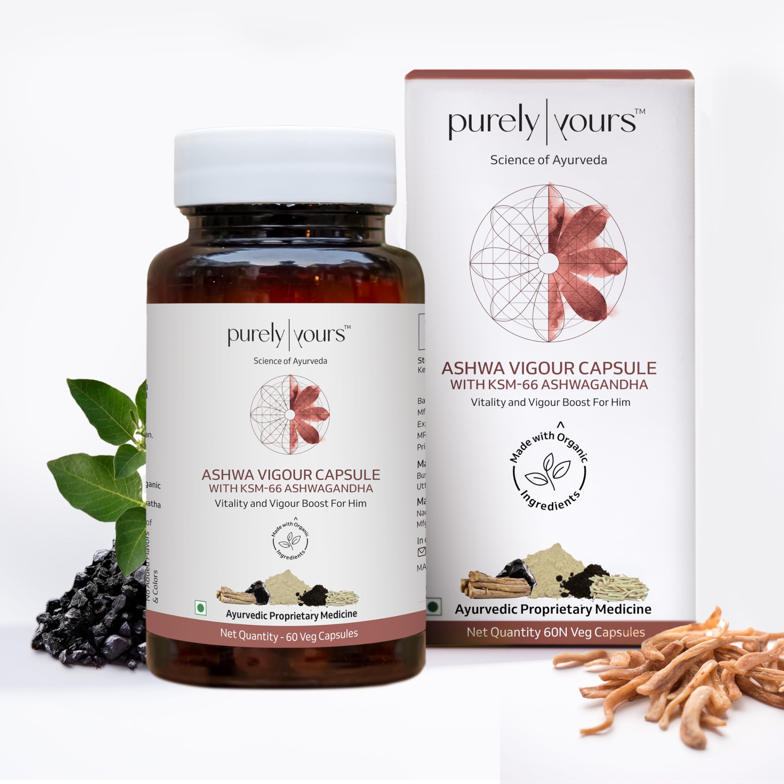 See full amazon price history chart for Purely Yours Shilajit & KSM-66 Ashwagandha Capsules for Men & Women - ASHWA VIGOUR Shilajeet with Safed Musli for Boost Energy & Stamina | Improves Endurance & Performance & Blood Flow (60 Capsules) Purely Yours Shilajit & KSM-66 Ashwagandha Capsules for Men & Women - ASHWA VIGOUR Shilajeet with Safed Musli for Boost Energy & Stamina | Improves Endurance & Performance & Blood Flow (60 Capsules) (B0D5YSB9TR) Amazon Price History, Amazon Price Tracker