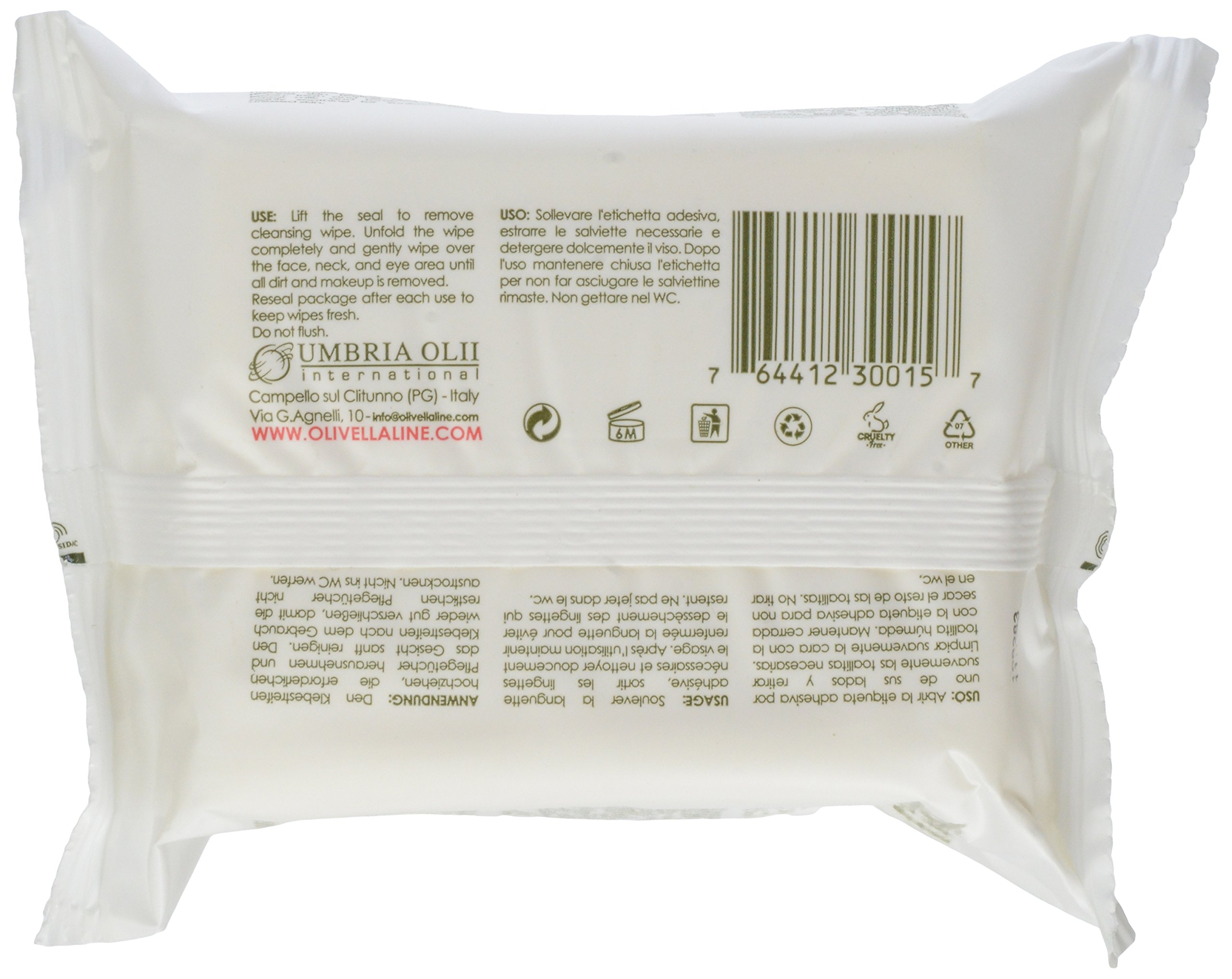 OLIVELLA Cleansing Tissues, 30 Count