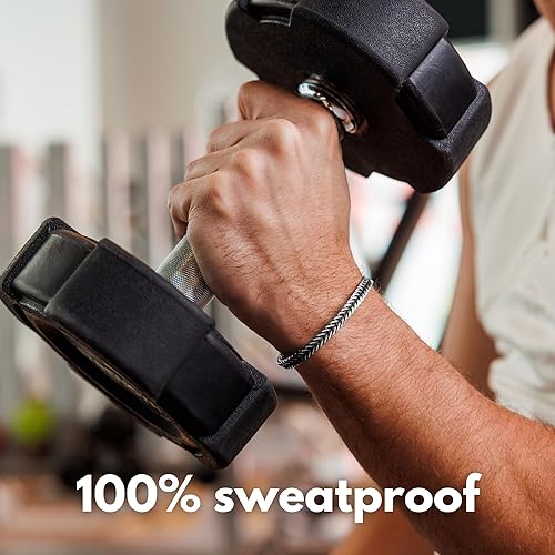 Miniatura 5 de Galis Chain Bracelets For Men - Premium Stainless Steel Mens Bracelet, Silver Plated Non Tarnish Bracelet - This Snake Chain suits as Everyday Men's