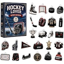 Hockey Advent Calendar 2026 Christmas Tree Acrylic Hanging Ornament