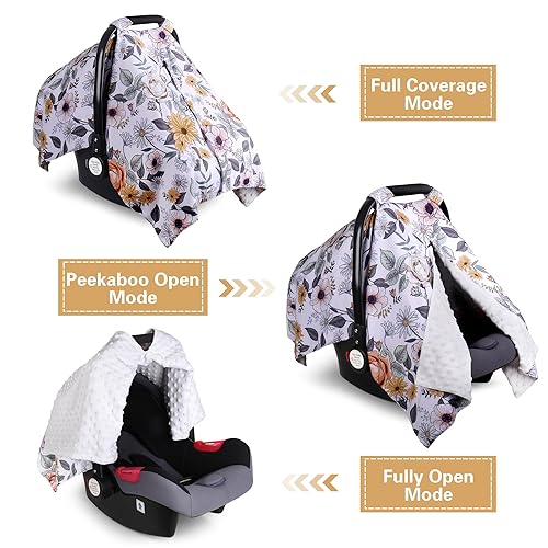 Miniatura 2 de Rquite Cubierta de asiento de coche para bebé, Fundas de asiento de coche para bebé, Minky Funda de asiento de coche para bebé, Cubierta de asiento
