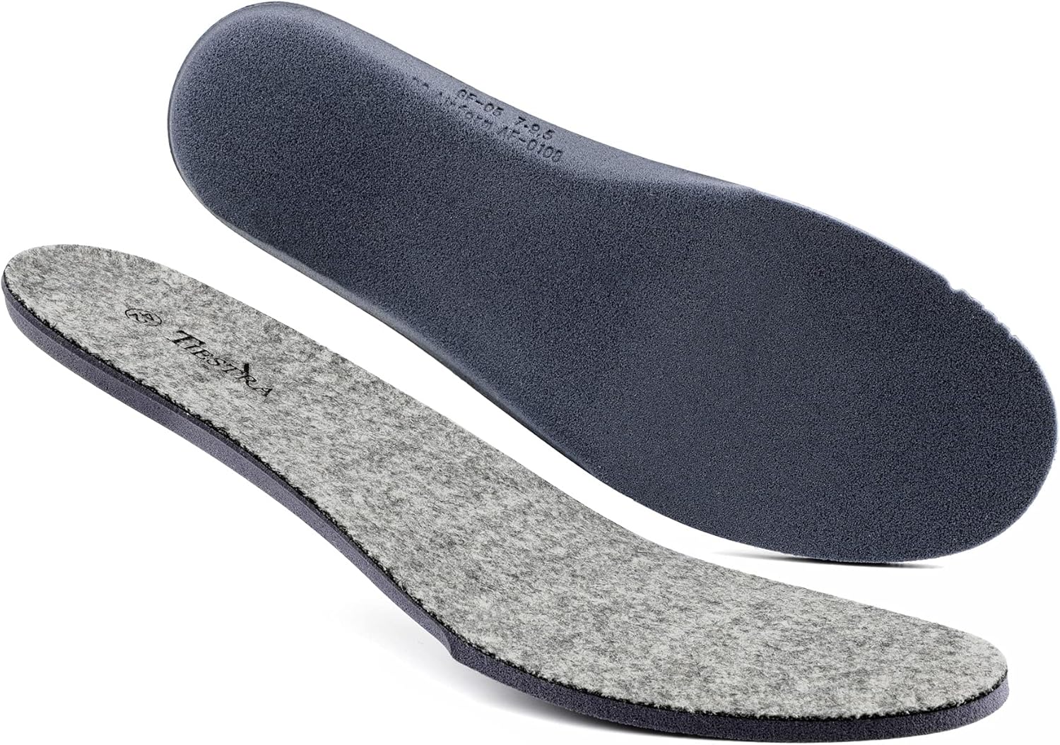 Thick Merino Wool Insoles for Men Fur Fleece Shoes Inserts