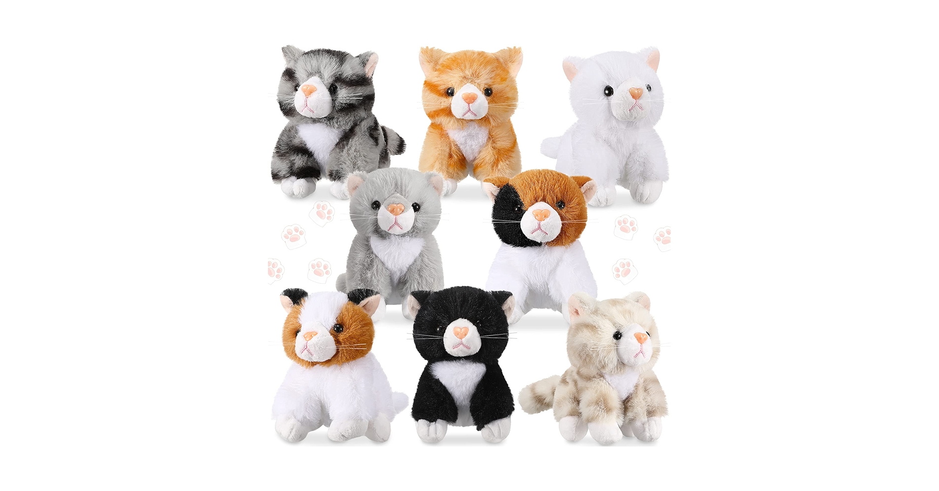 Amazon.com: Sumind 8 Pcs Cat Stuffed Animals Bulk Plush Pets