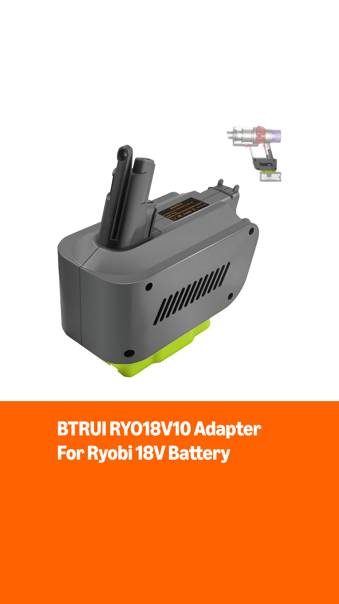 Amazon.com: BTRUI V10 Adapter for Ryobi 18V Battery Convert to for