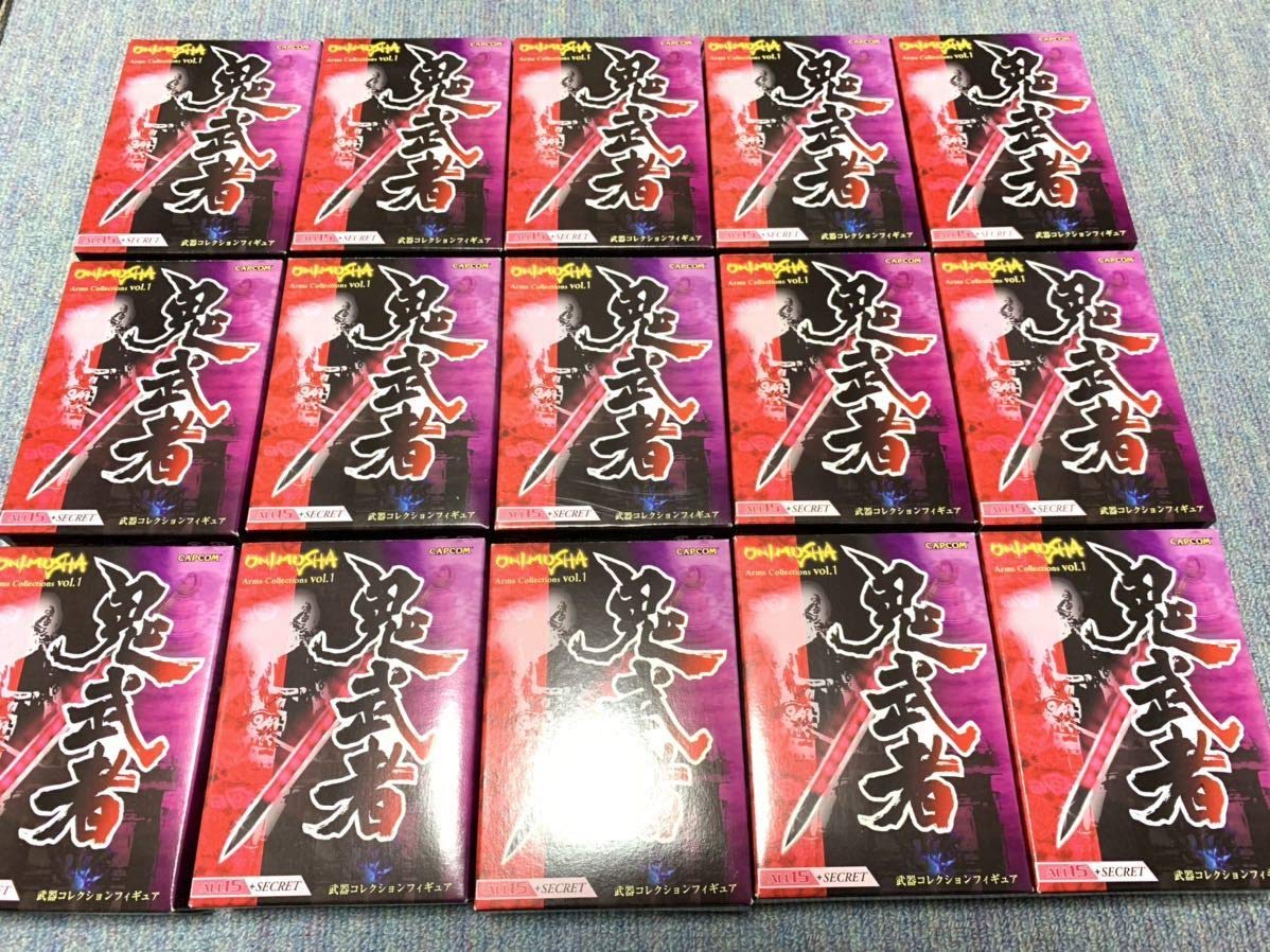未開封 全15種コンプ『鬼武者 アームズコレクション』武器フィギュア
