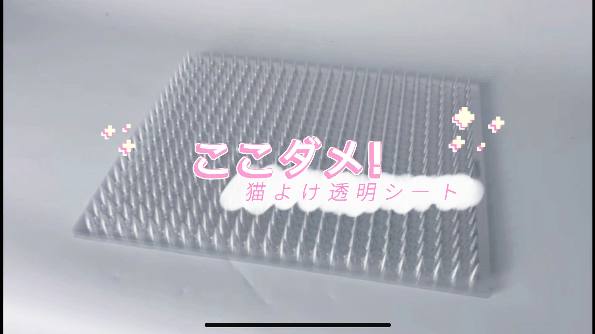 Amazon | 猫よけ シート ここダメシート 鳥よけ 43*34cm H1.8cm