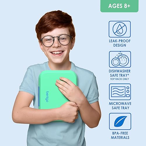Miniatura 10 de Bentgo Pop - Lonchera estilo bento a prueba de fugas con divisor extraíble para 3-4 compartimentos perfecta para niños de 8 años en adelante apta