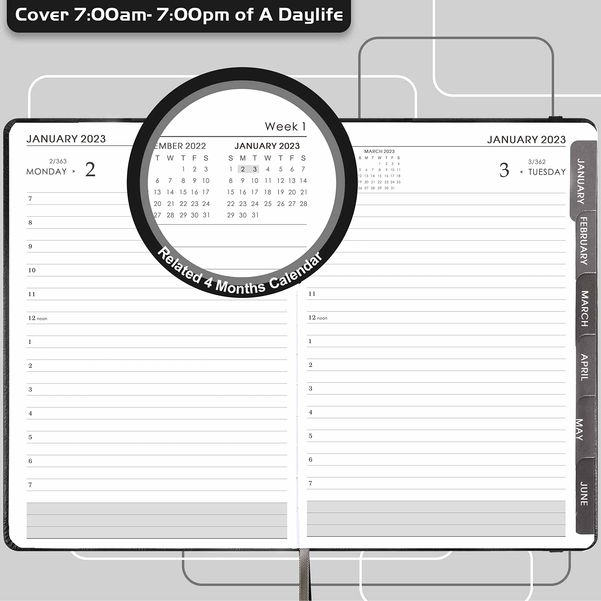 Buy 20222023 Diary 20222023 Daily Planner, July 2022June 2023, Appointment Book 53/4" x 8