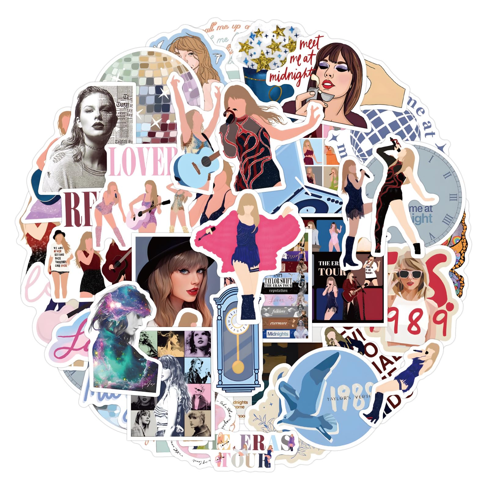 150 PCS Popular Music Singer Stickers Waterproof Vinyl Decals for Laptop Guitar, Skateboard, Phone, Luggage - Image 2