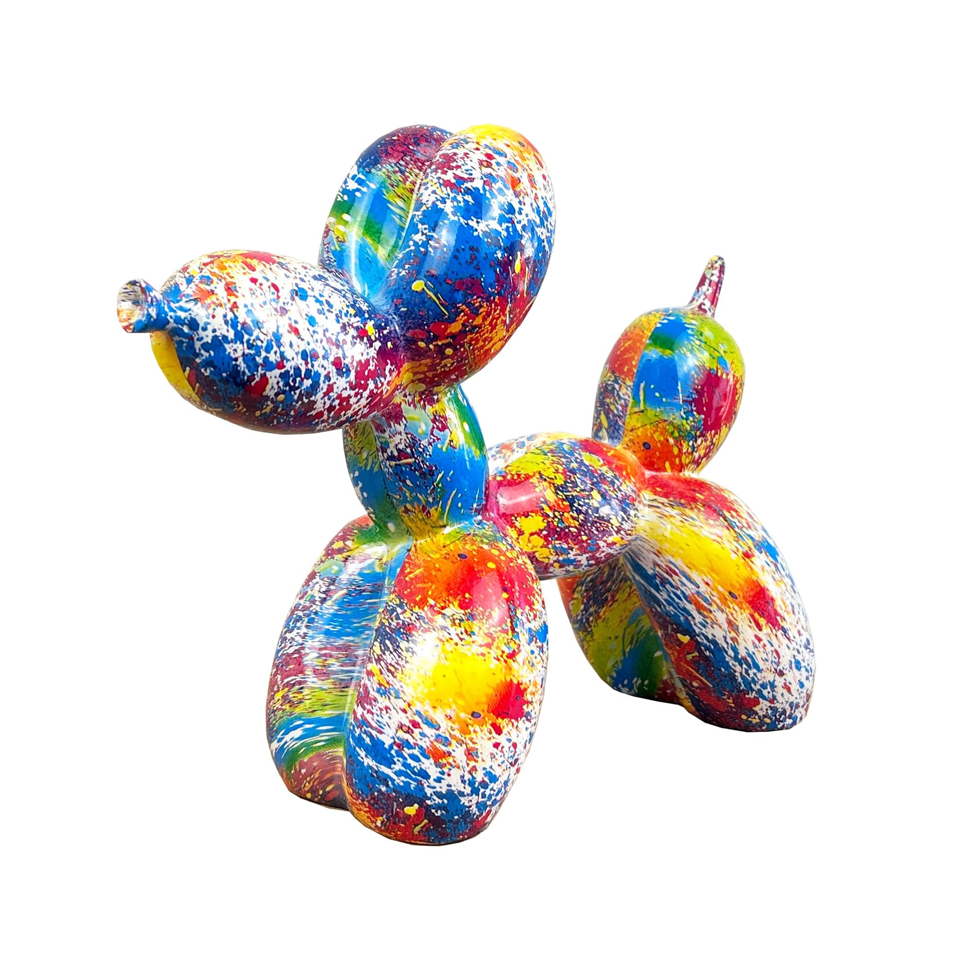 Alfie Francis Multi-Colour 16.5Cm Tall Balloon Dog Ornament Bright Ed Sculpture Art Home Decor Decoration Accessory Figurine Figure Statue Object Shelf Sitter