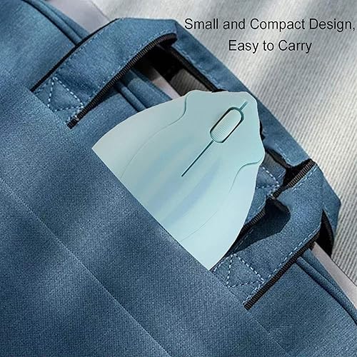 Miniatura 7 de CHUYI Hamster Ratón silencioso inalámbrico de 1200 DPI lindo animal pequeño inalámbrico portátil para viajes, hogar, escuela, biblioteca,