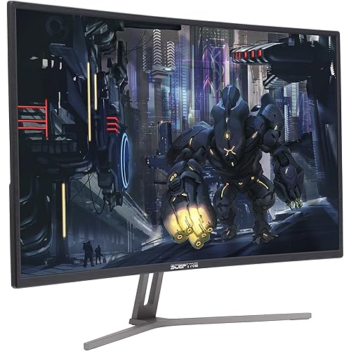 Sceptre C325B-144R 32" 144Hz 1800R Curved AMD FreeSync Gaming Monitor 1920x1080 HDMI DisplayPort Metal Black 2018