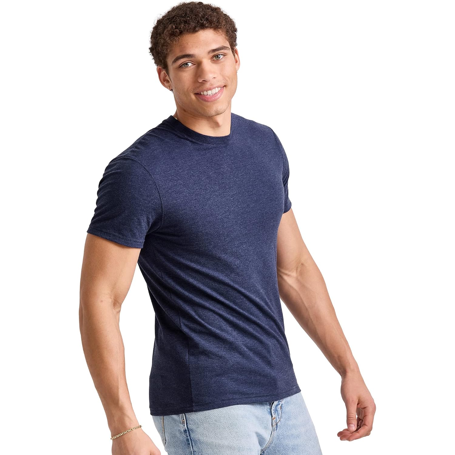 Camiseta Camiseta original leve, camisetas de gola redonda para homens, camiseta de mistura tripla, Hanes, Masculino em promoção! Veja a oferta e mais achadinhos de Camisetas 4 Hoje é o melhor dia para comprar Camiseta Camiseta original leve, camisetas de gola redonda para homens, camiseta de mistura tripla, Hanes, Masculino com aquele preço maroto! Promoção! Aproveite a oferta! 4