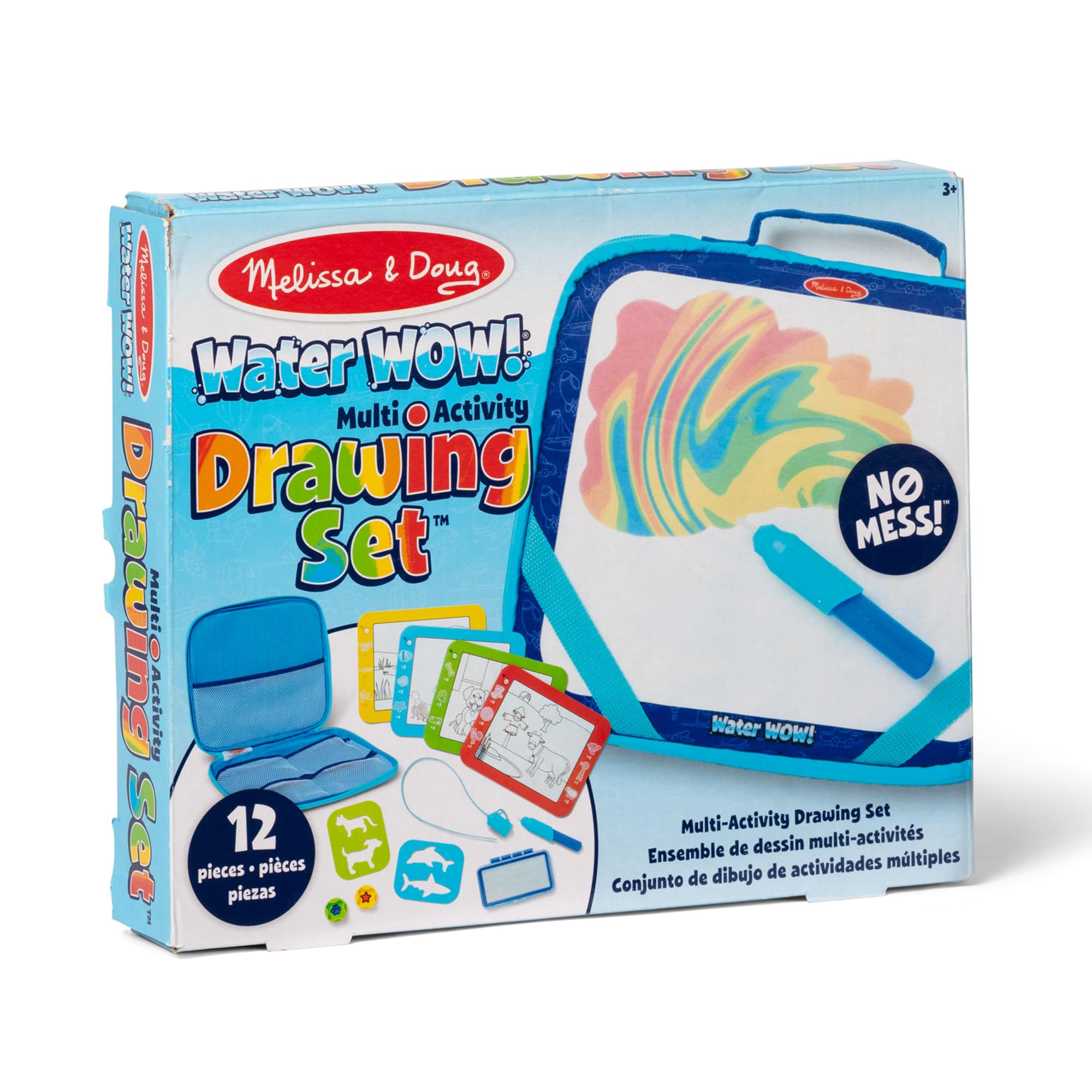 Melissa & Doug Water Wow Set da Disegno Multi attività Portatile con Colori a Sorpresa, Giocattolo da Viaggio Adatto dai 3 Anni in su