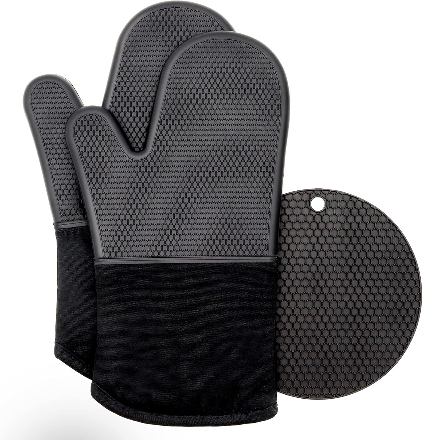 Oven Mitts and Pot Holders Sets Heat Resistant up to 500°F