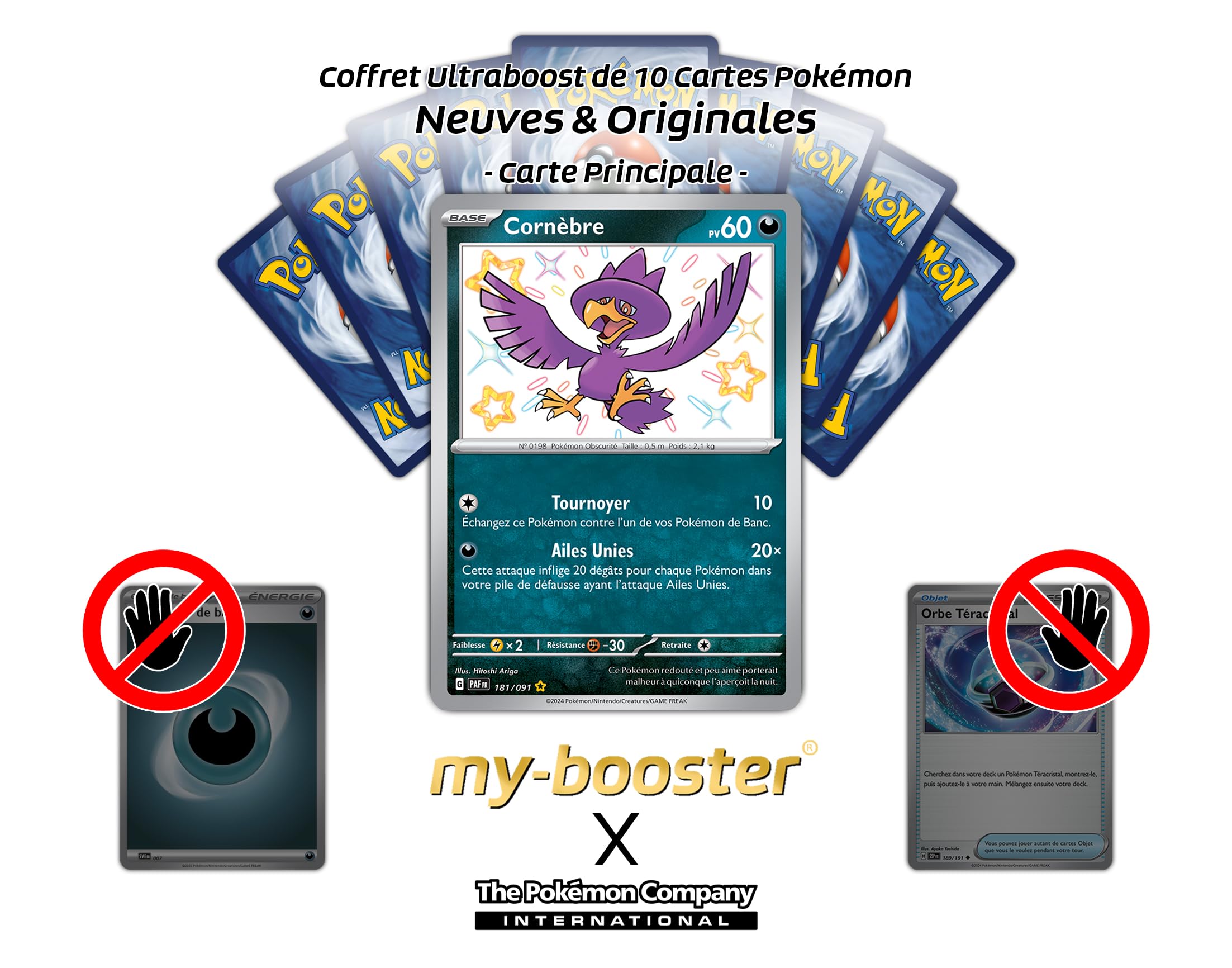 my-booster- Pokémon Company SV045-FR24-UB-181, Multicolore