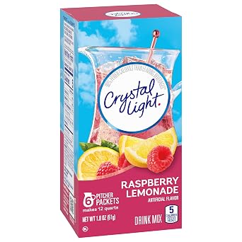 Crystal Light Raspberry Lemonade Drink Mix (6 Pitcher Packets)