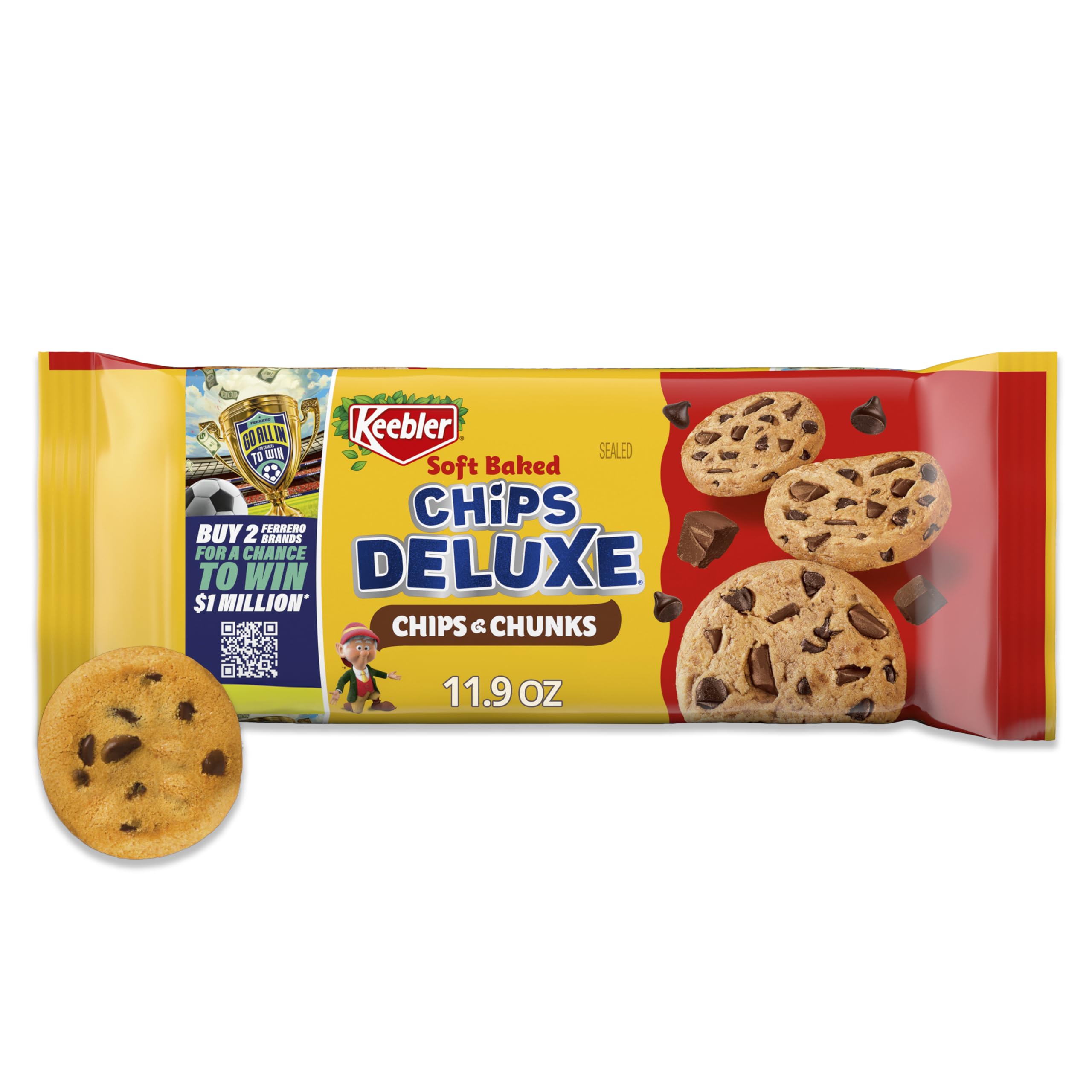 Soft Baked Chips Deluxe Chocolate Cookies, 11.9 oz