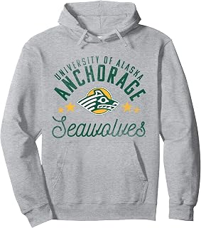 University of Alaska Anchorage Seawolves Logo Pullover Hoodie