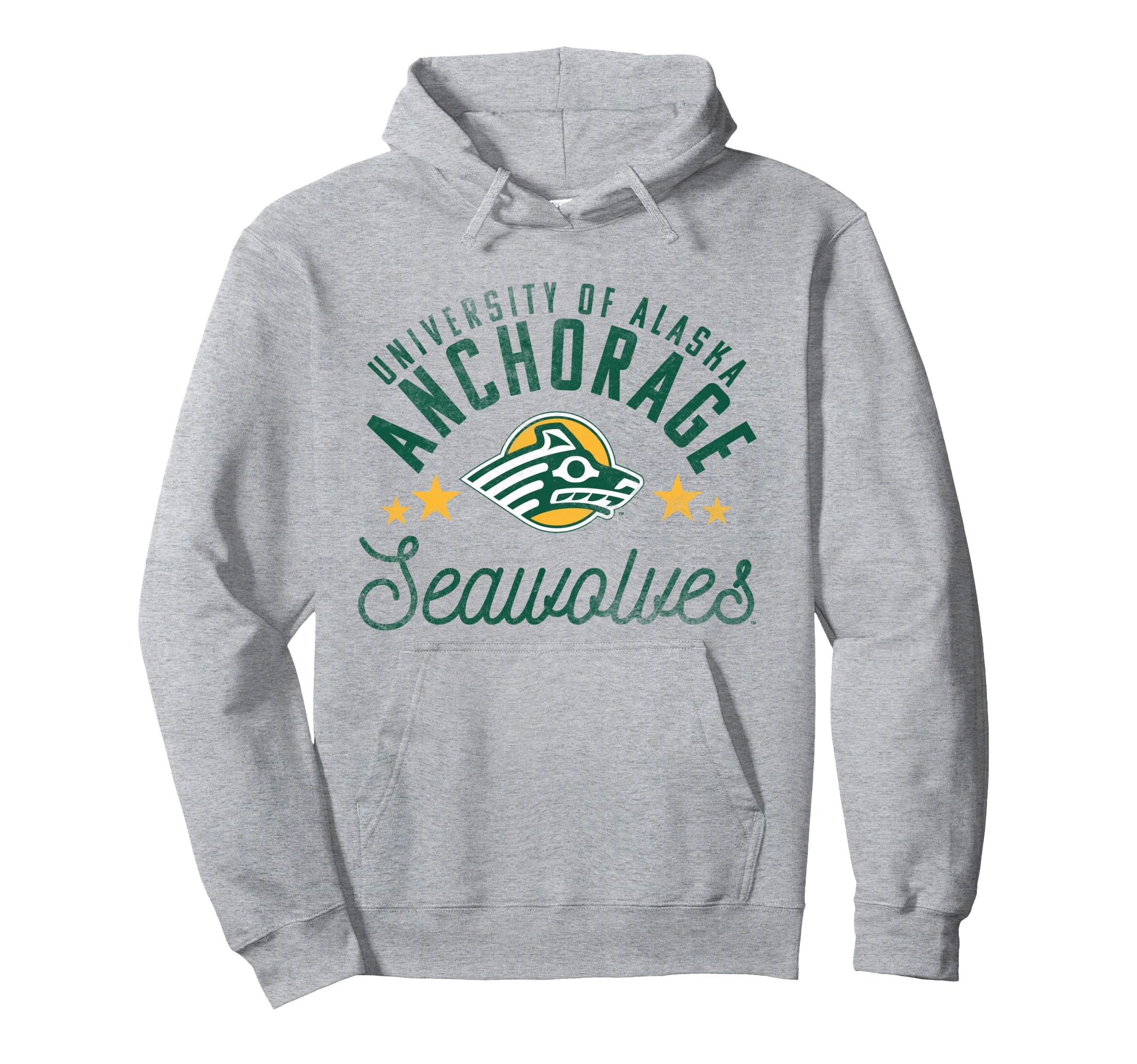 University of Alaska Anchorage Seawolves Logo Pullover Hoodie