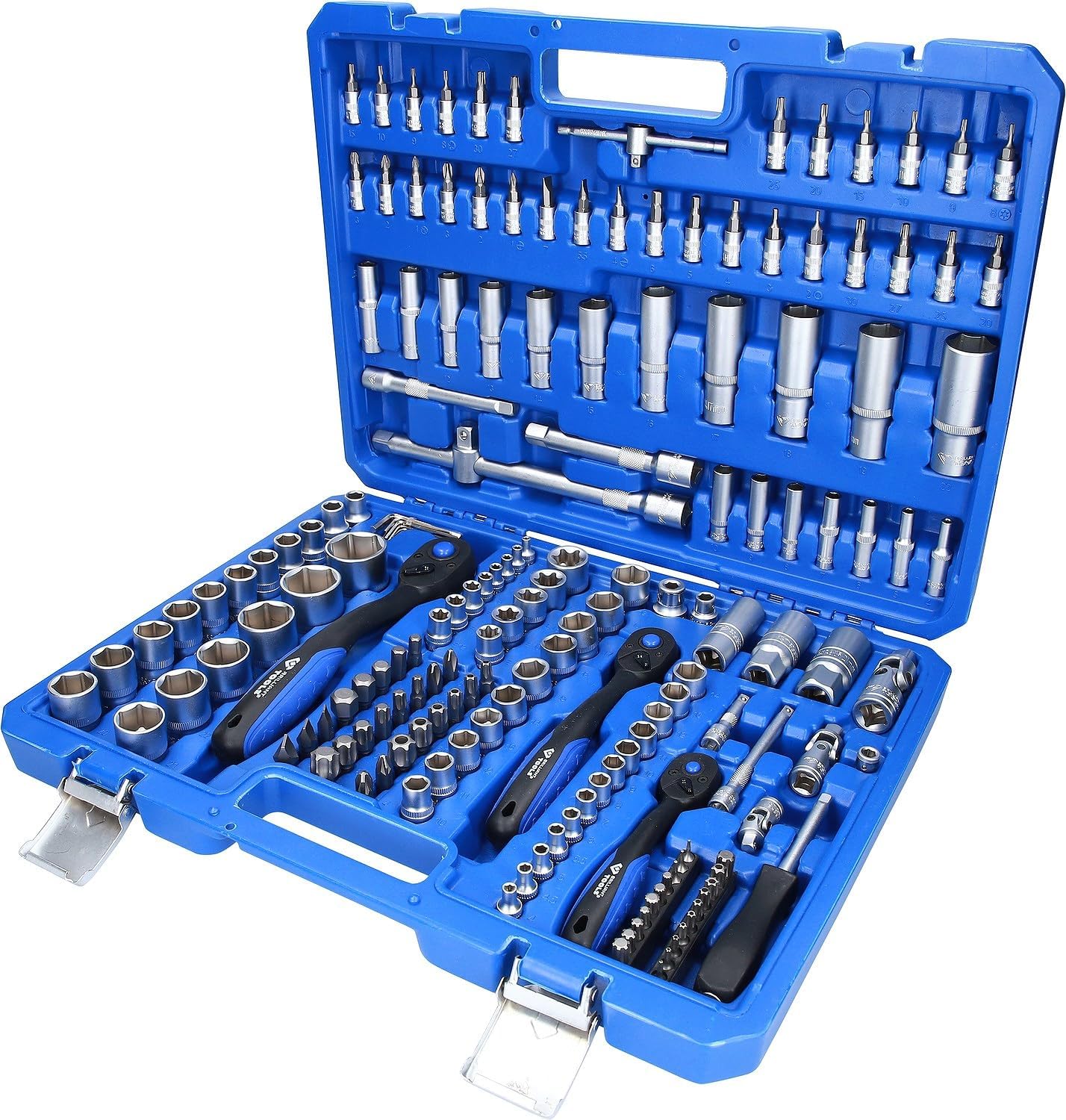 Brilliant Tools (BR75W) 1/2 "3/8" 1/4 "Socket Set 172 Pieces
