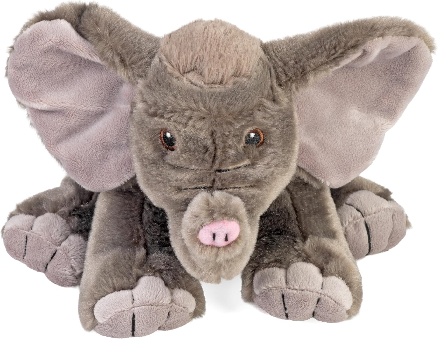 Wild Republic Cuddlekins Eco Mini African Elephant, Stuffed Animal, 8 Inches, Plush Toy, Fill is Spun Recycled Water Bottles, Eco Friendly
