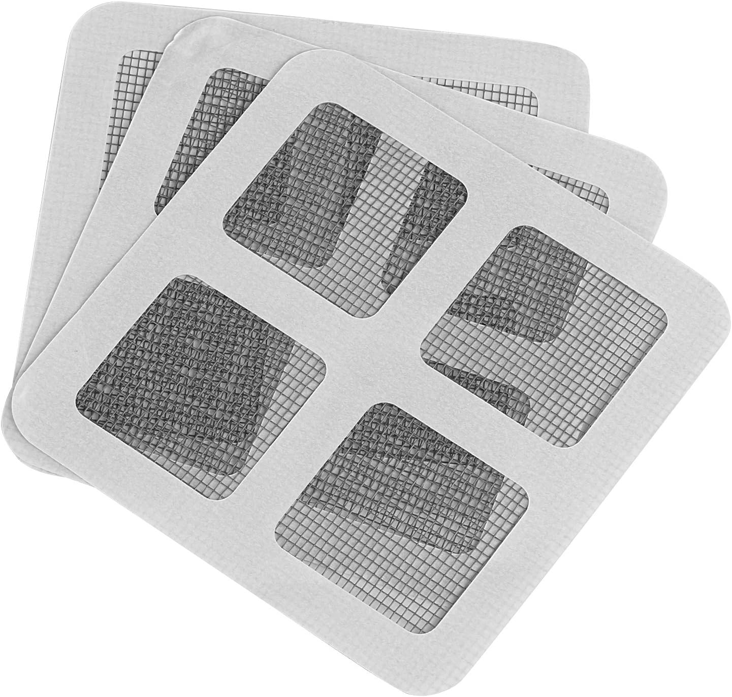 GWHOLE 21PCS Window Door Mesh Screen Patch Repair Kit Window Mosquito Net Patches, Window Mesh Net Repair Screen Patch Stickers for Home Anti Mosquito