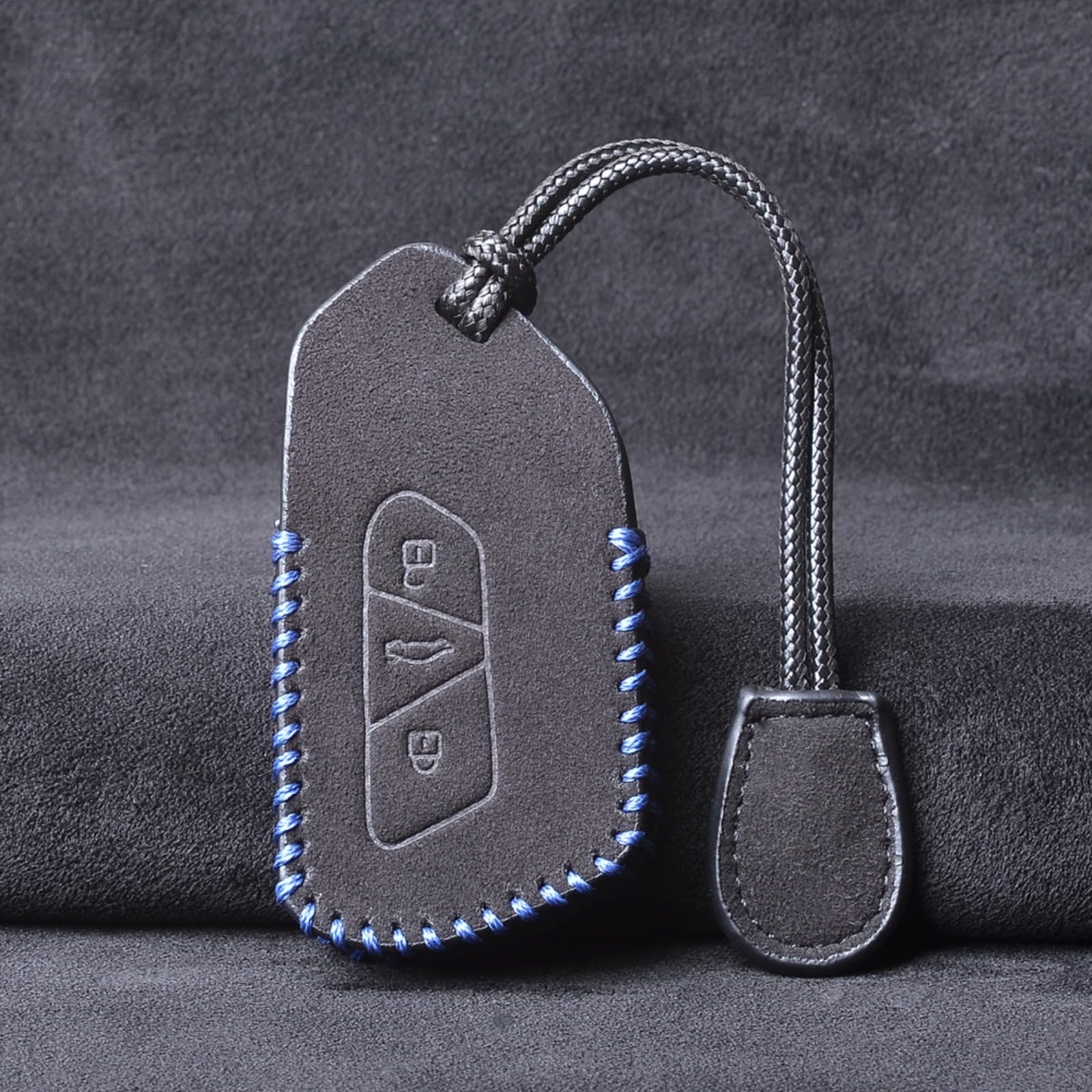 Boutons de couverture de clé VW idée cadeau chic en cuir - 2