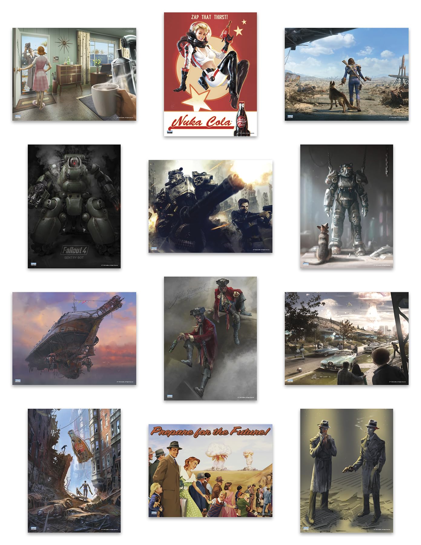 Amazon.com: Fallout 4 Poster Book Poster Book: Posters & Prints
