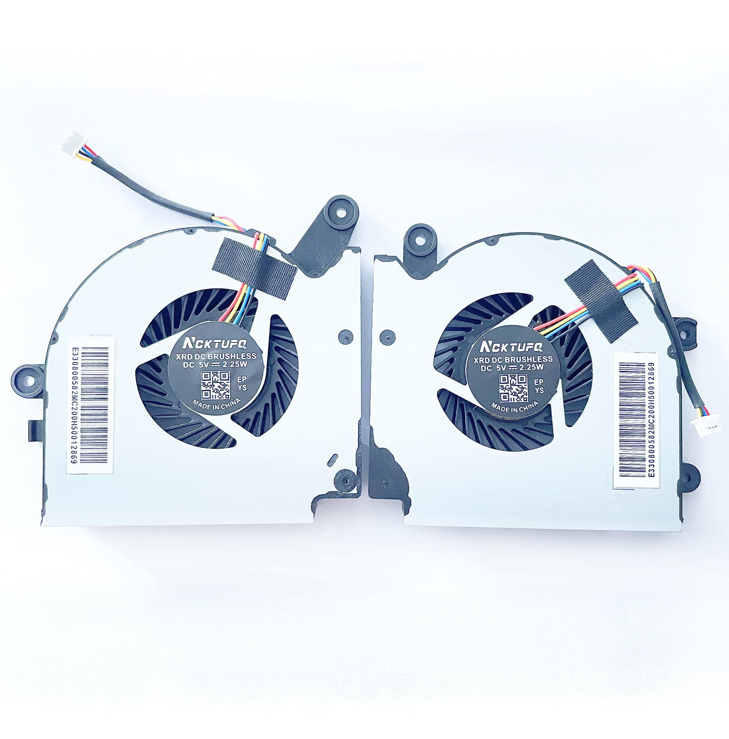 Ventola di raffreddamento CPU + GPU di ricambio per MSI GF75 Thin 9SC-027 GF75 8RC GF75 8RD GF75 9SC GF75 9SD MS-17F3 MS-17F2 MS-17F1 Series PAAD06015SL N415 N416