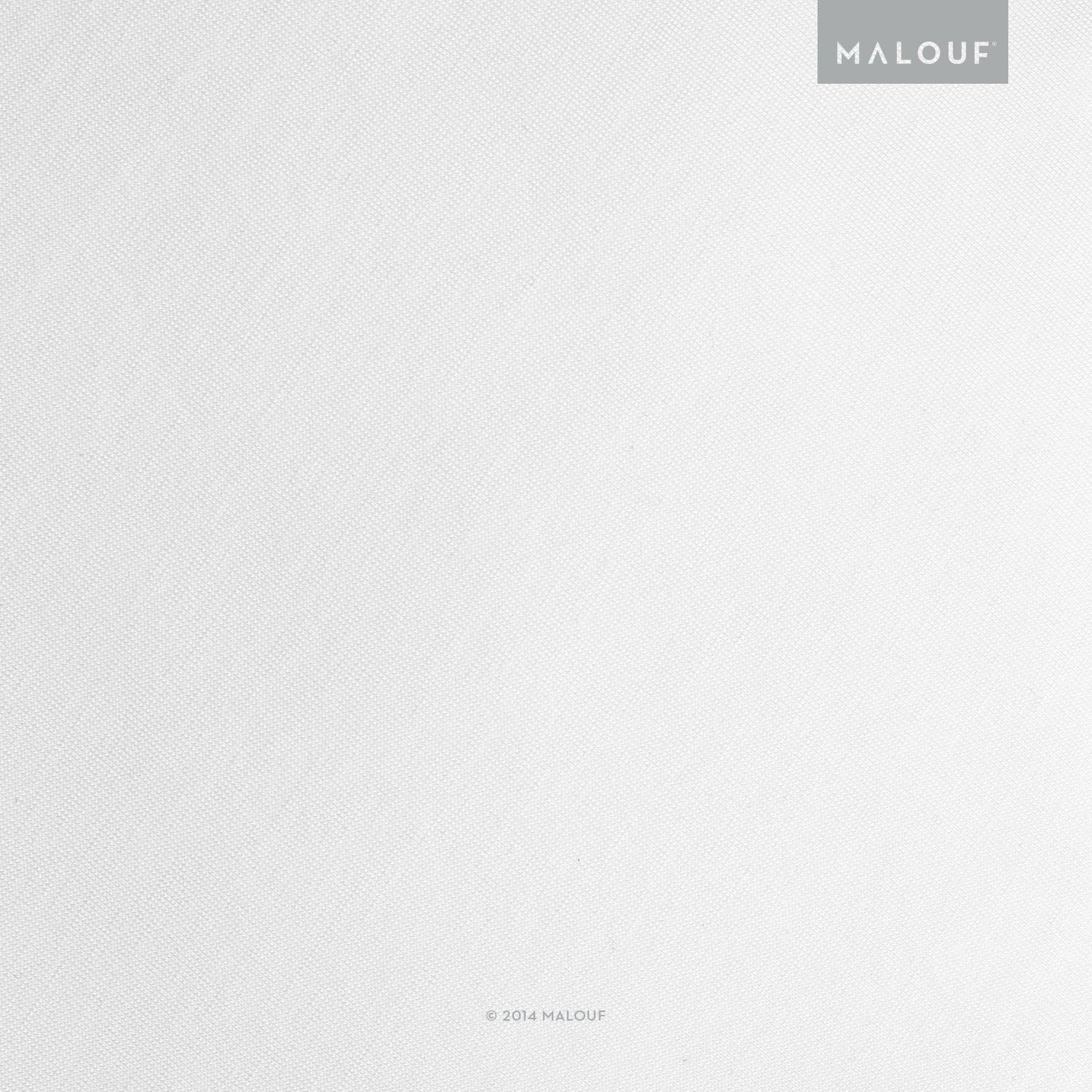 MALOUF HD Mattress encasement Protector-Waterproof-Vinyl Free-Full, White