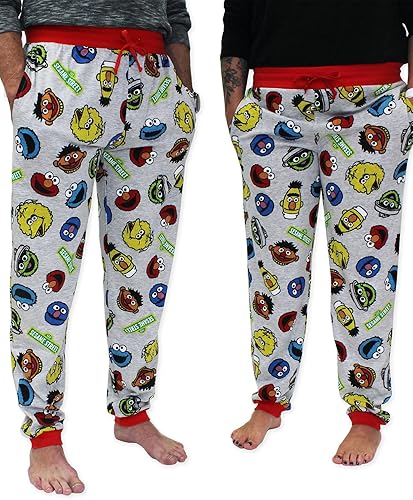Miniatura 6 de Sesame Street Characters Elmo Cookie Monster Jogger - Pantalón de pijama