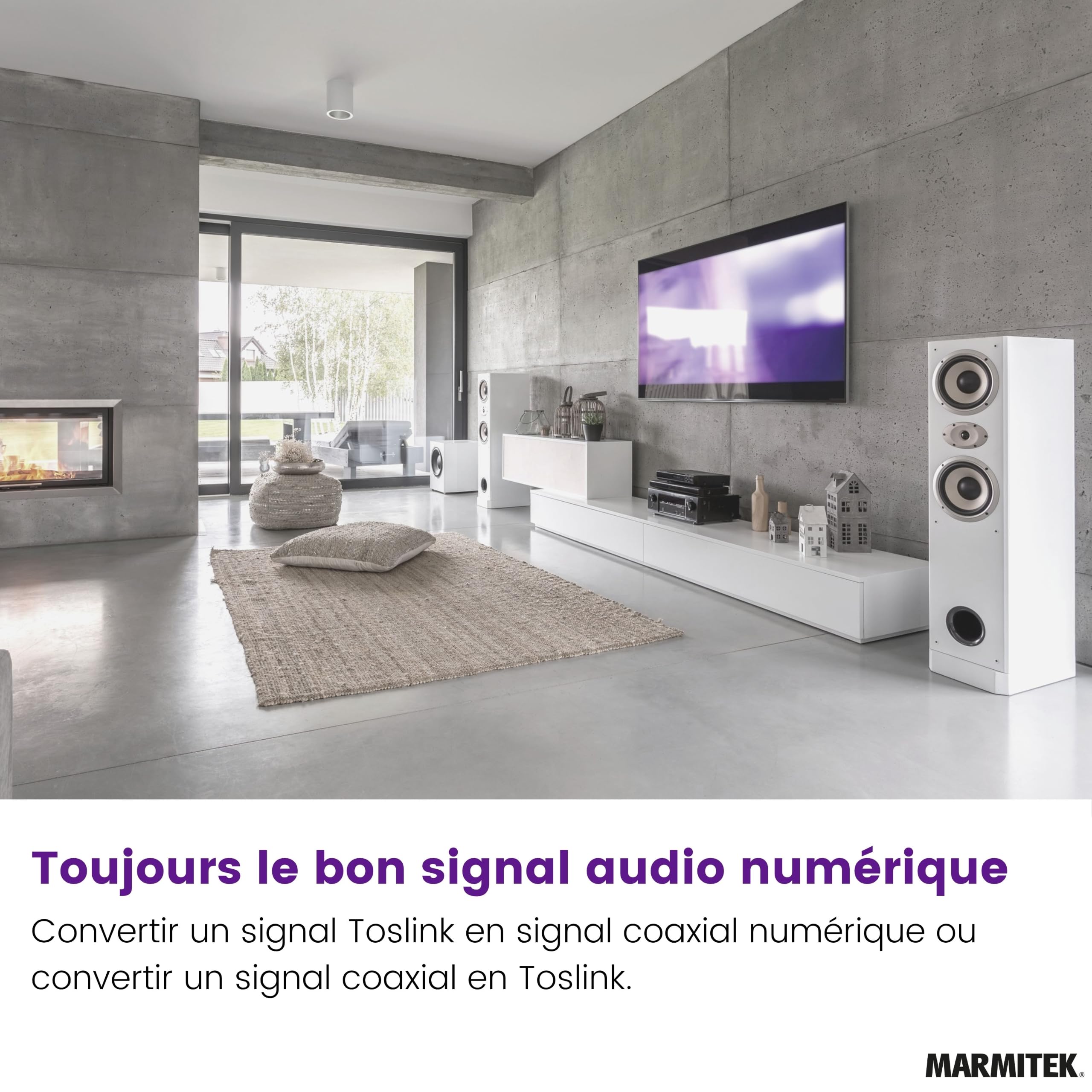 Marmitek Connect TC22 - Convertisseur Toslink coaxial bidirectionnel