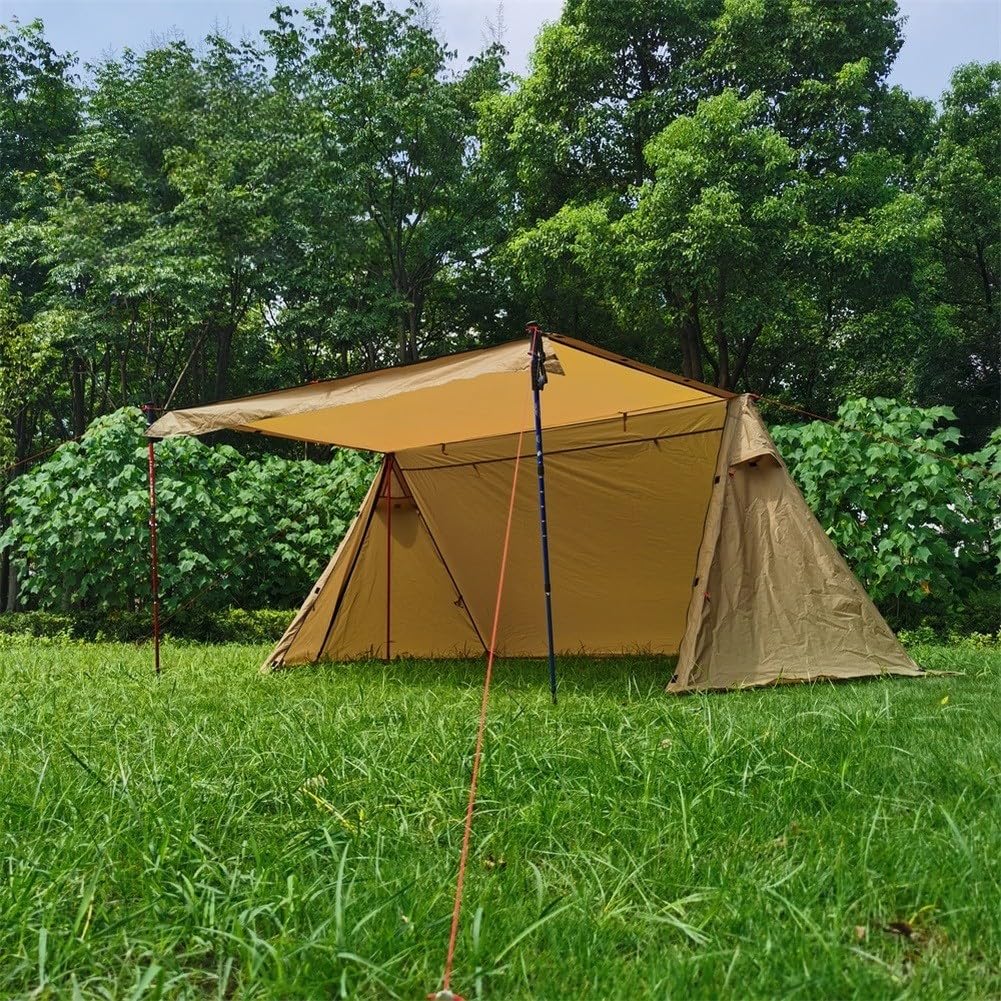 Tienda piramidal 360PRO, tienda de campaña ligera de invierno con falda de nieve, resistente al viento, impermeable, para clima frío, montaña, camping, senderismo